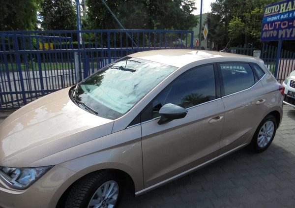 Seat Ibiza cena 49900 przebieg: 95200, rok produkcji 2017 z Ustroń małe 781